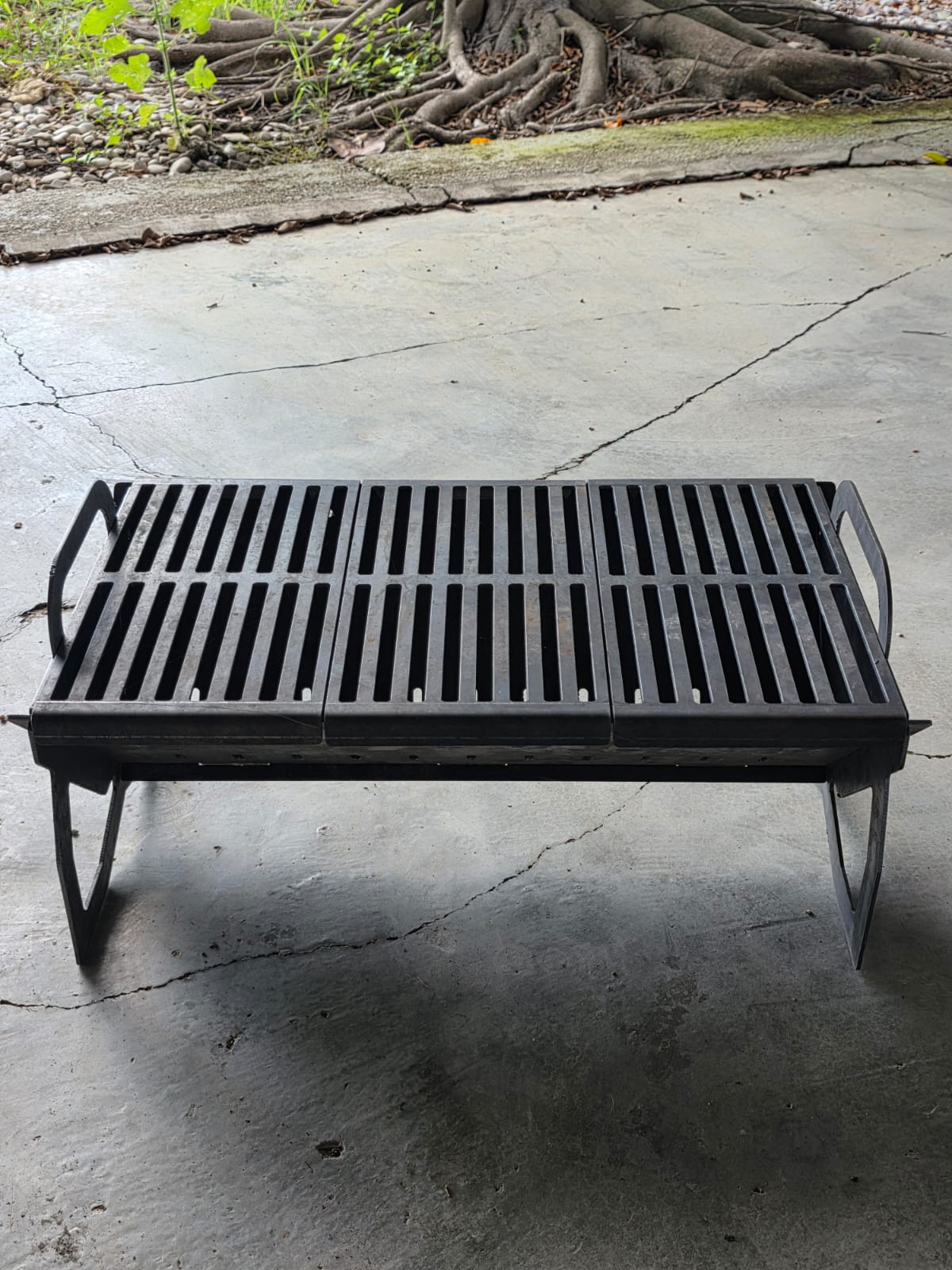 Asador Portátil Redecop Acero 1/8 (21.5" × 13")