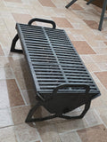 Asador Portátil Redecop — Acero 3/16" | 30"×14.5"