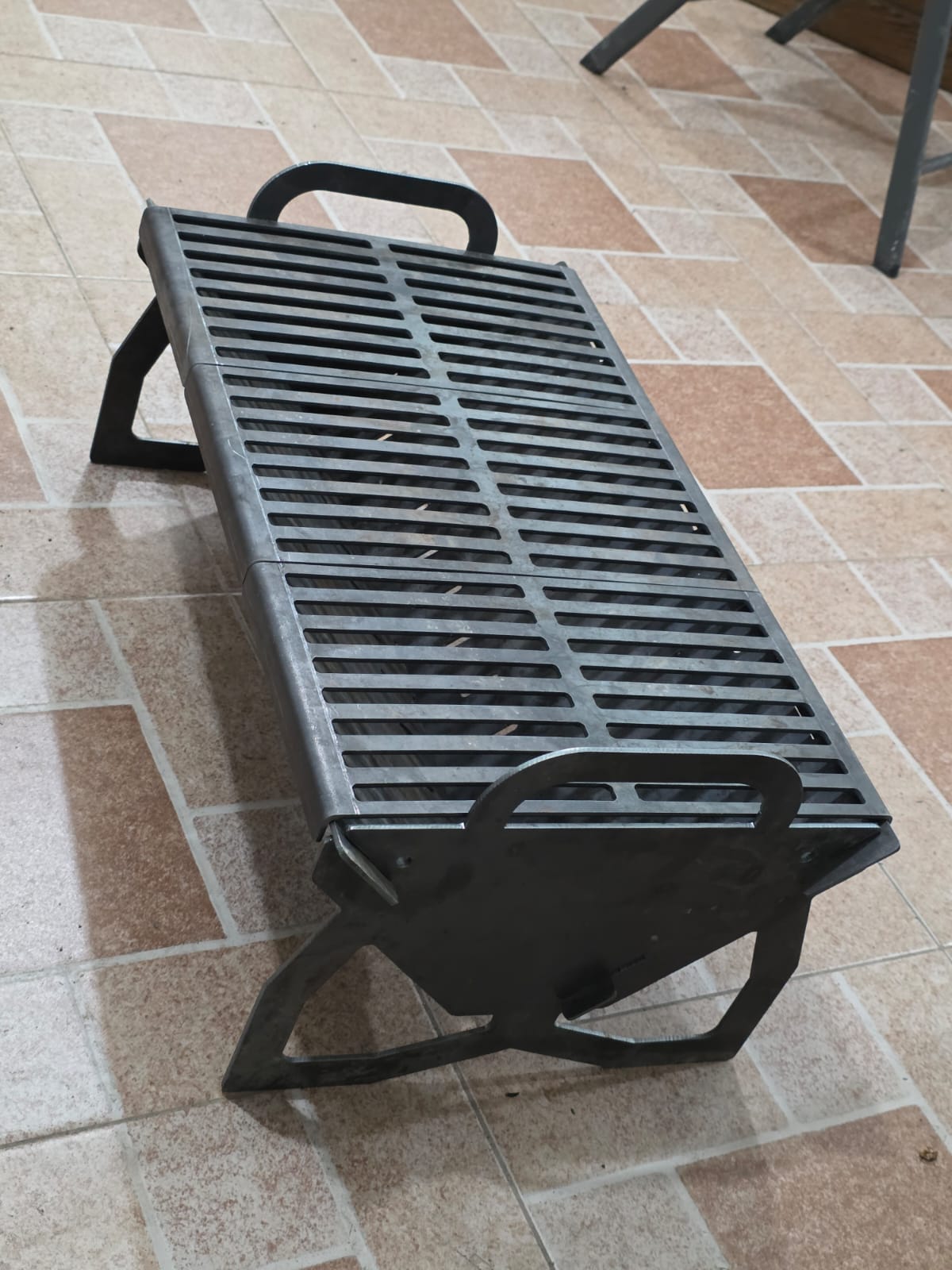 Asador Portátil Redecop — Acero 3/16" | 30"×14.5"