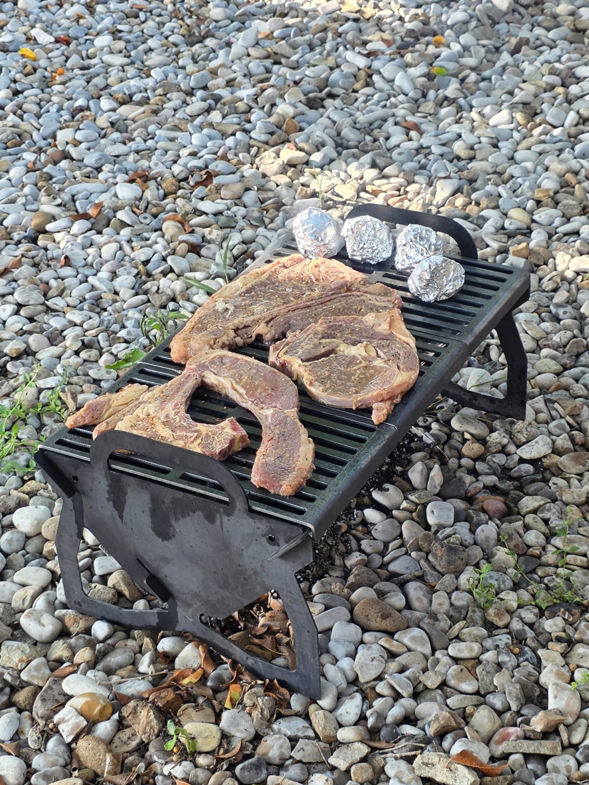 Asador Portátil Redecop Acero 1/8 (21.5" × 13")