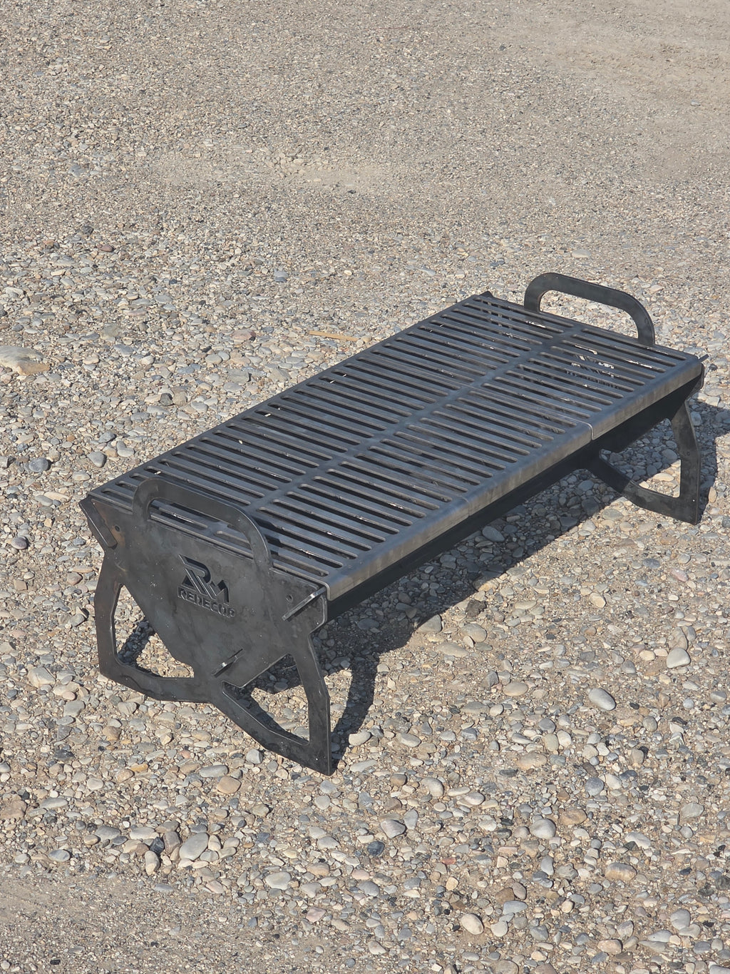 Asador Portátil Redecop — Acero 3/16" | 30"×14.5"