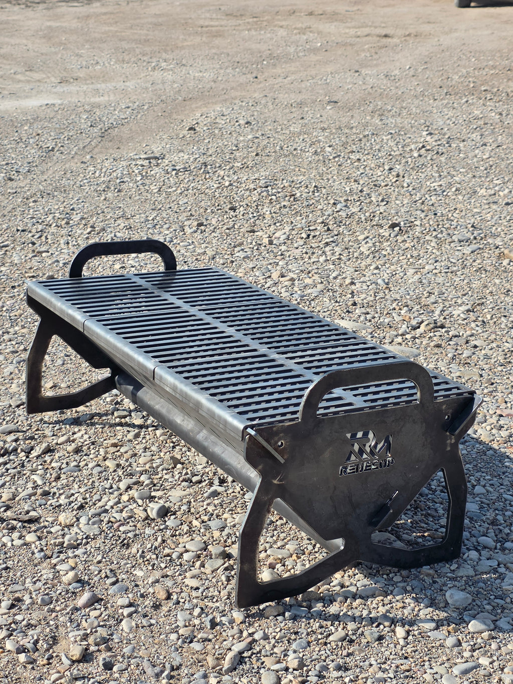Asador Portátil Redecop — Acero 3/16" | 30"×14.5"
